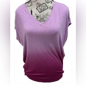 White House Black Market Gradient berry Women's Top